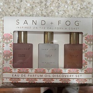 Sand+Fog Discovery Set : Lychee dream, pear&lotus and vanilla sugar